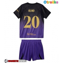 Otroške Nogometnih dresov Barcelona Dani Olmo #20 Gostujoči 2026-27 Kratki rokavi (+ hlače)
